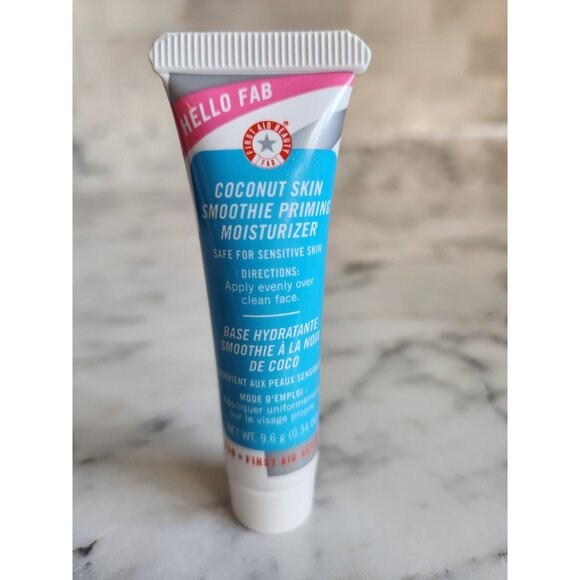 Hello Fab Coconut Skin Smoothie Priming Moisturizer 0.34 Oz For Sensitive Skin - Picture 1 of 4